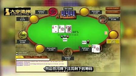 德州扑克新手视频教程中文版08:如何正确的下注2