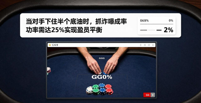 GG扑克应对诈唬方法_扑克牌诈骗怎么玩_扑克牌欺骗
